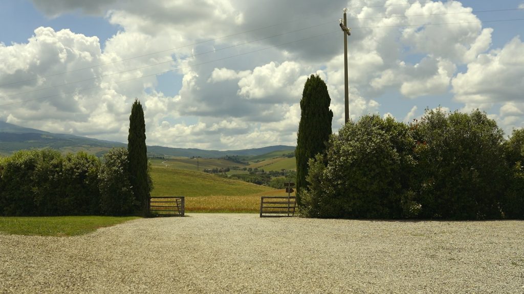 landscape with tuscan hills